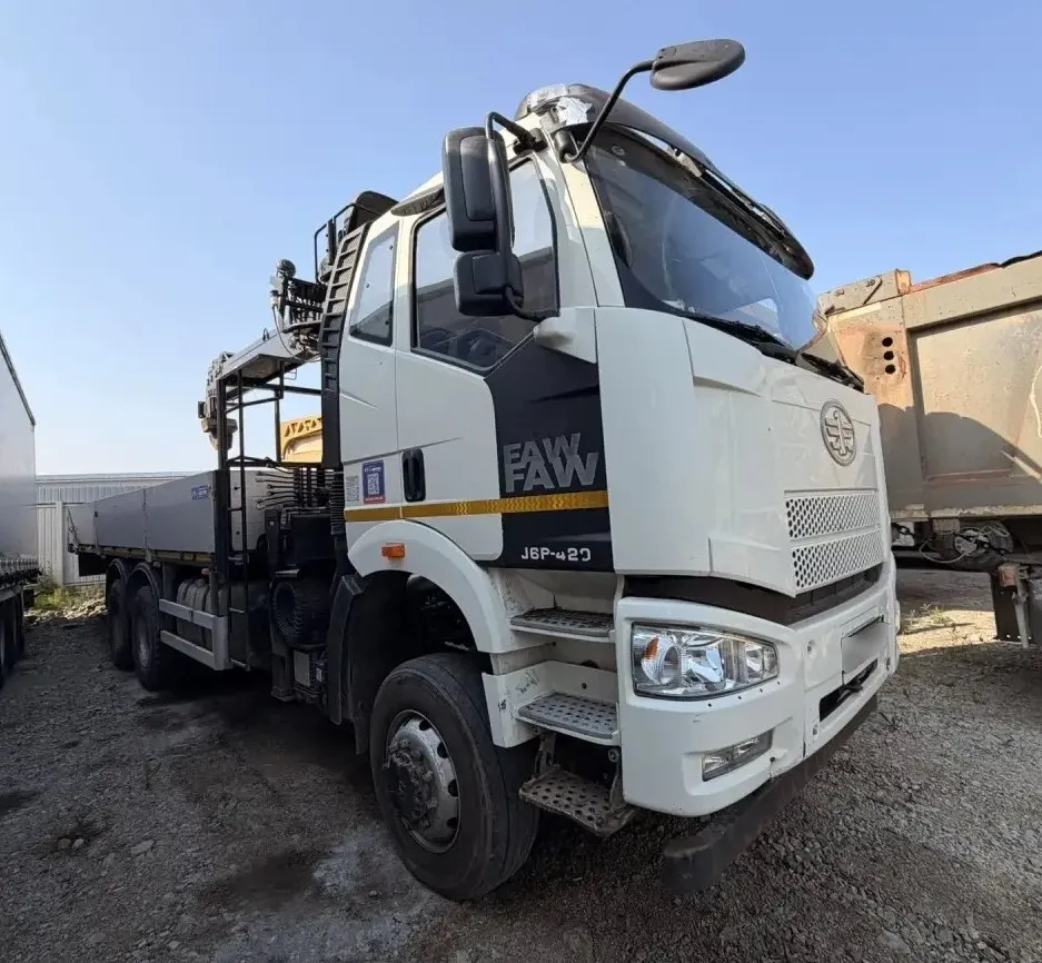 Юбо-Сумотори 4591* на шасси FAW CA 3250 6x6 Бортовой с КМУ, фото 2