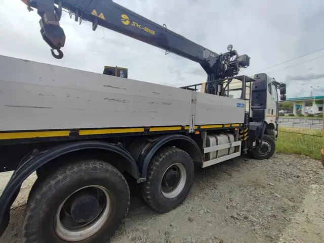 Юбо-Сумотори 4591* на шасси FAW CA 3250 6x6 Бортовой с КМУ, фото 3