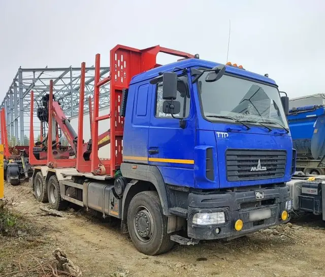 Дизель-С 5200* на шасси МАЗ 6312 6x4 Сортиментовоз с КМУ, фото 2