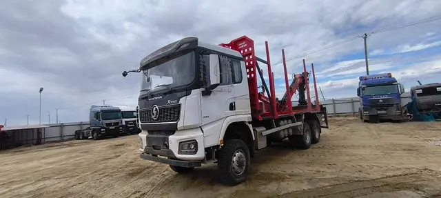 Shacman SX* 6x6 Сортиментовоз с КМУ, фото 3