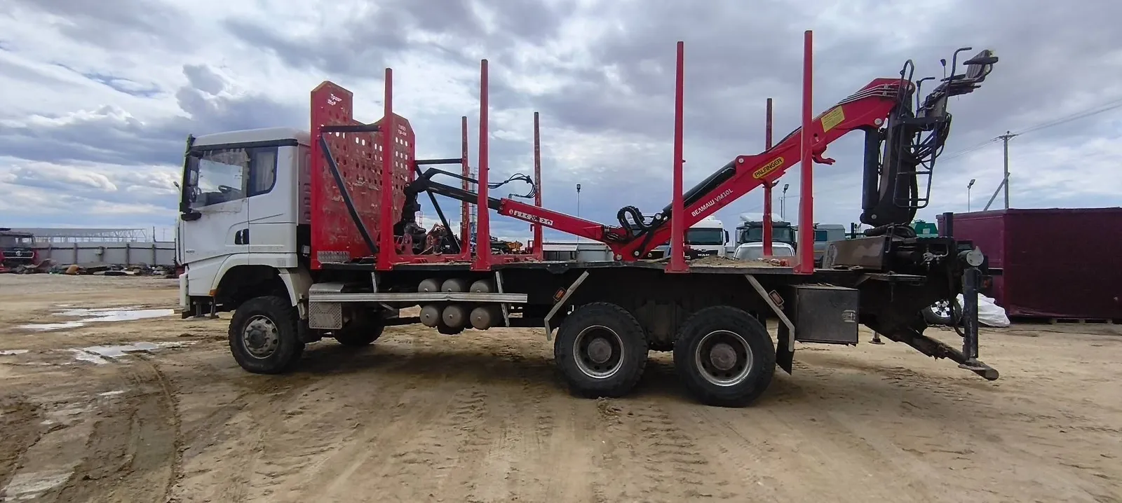 Shacman SX* 6x6 Сортиментовоз с КМУ, фото 5