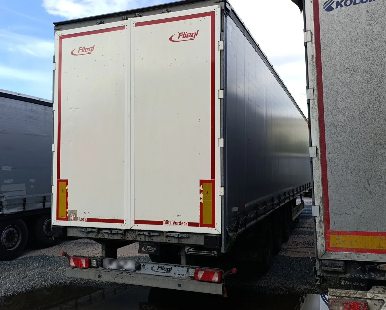 Fliegl SDS 350 Полуприцеп шторный, фото 3