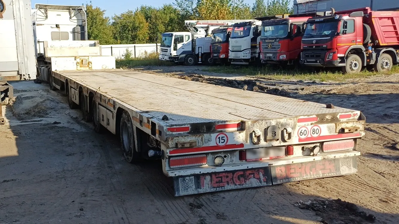 Бергер 9854* Полуприцеп тяжеловоз 4 оси, фото 4