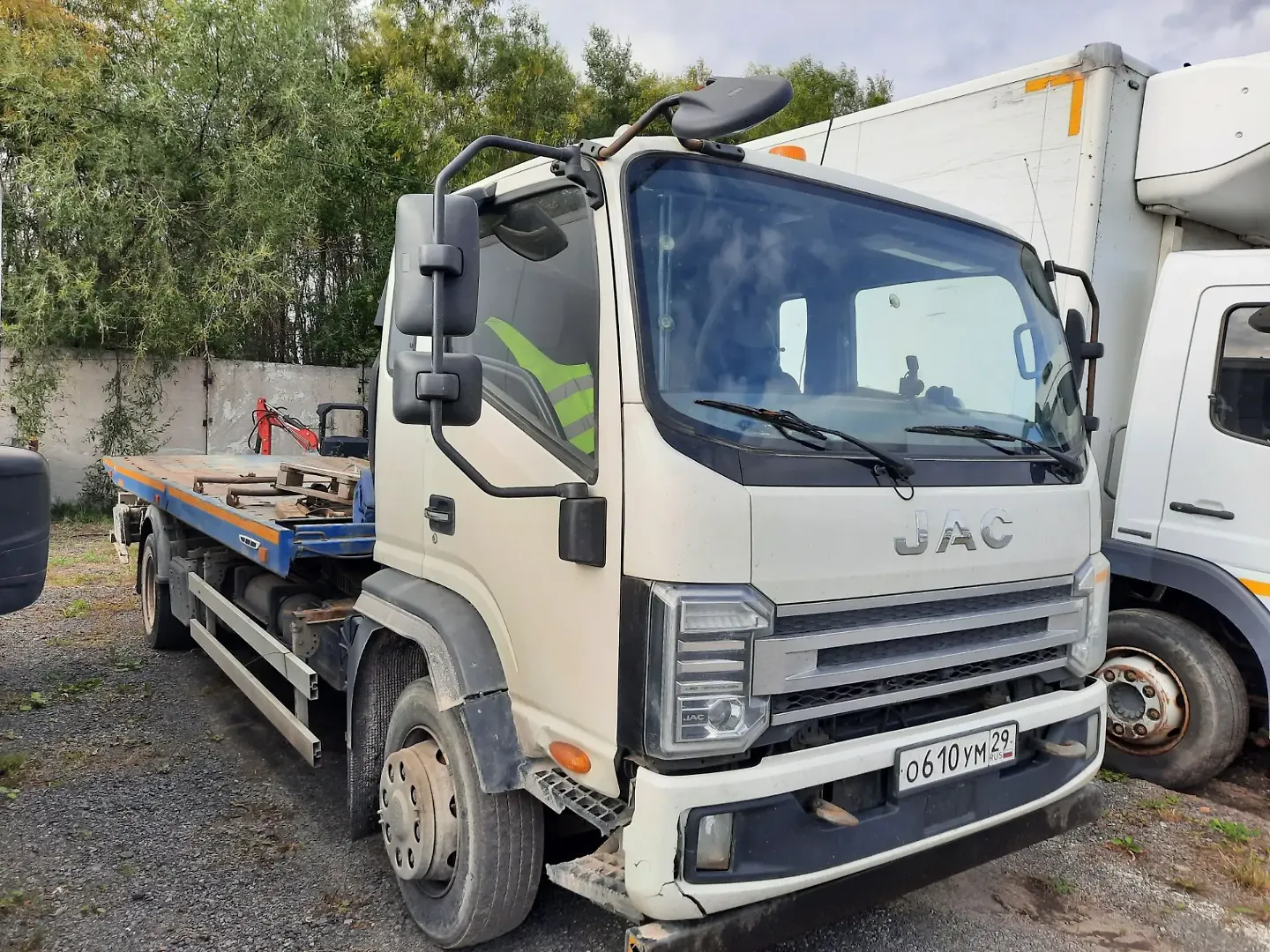 JAC N120 Эвакуатор с КМУ, фото 2