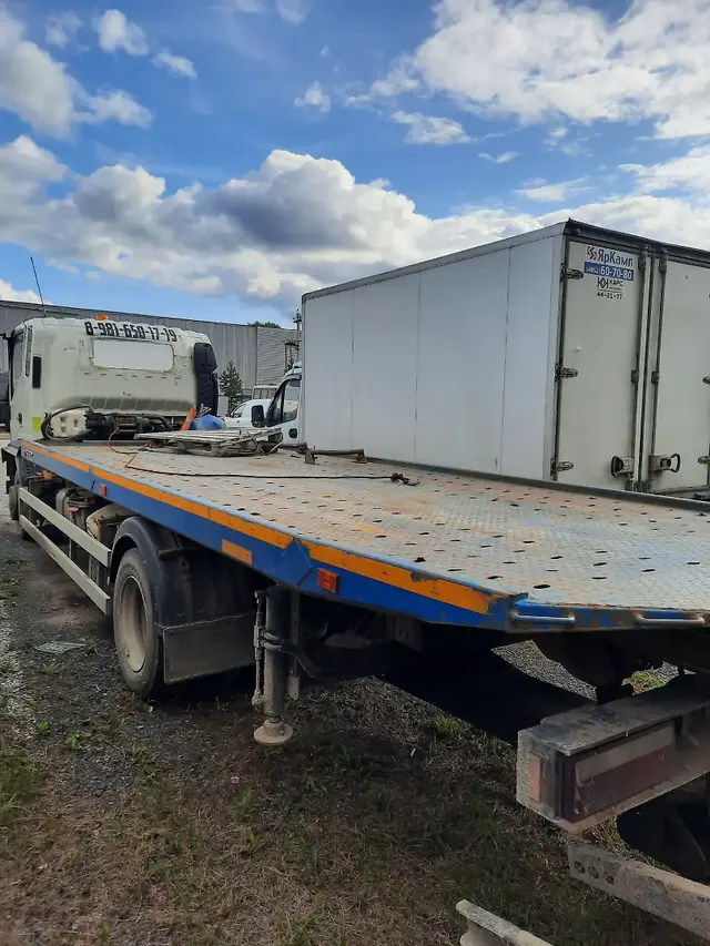 JAC N120 Эвакуатор с КМУ, фото 5