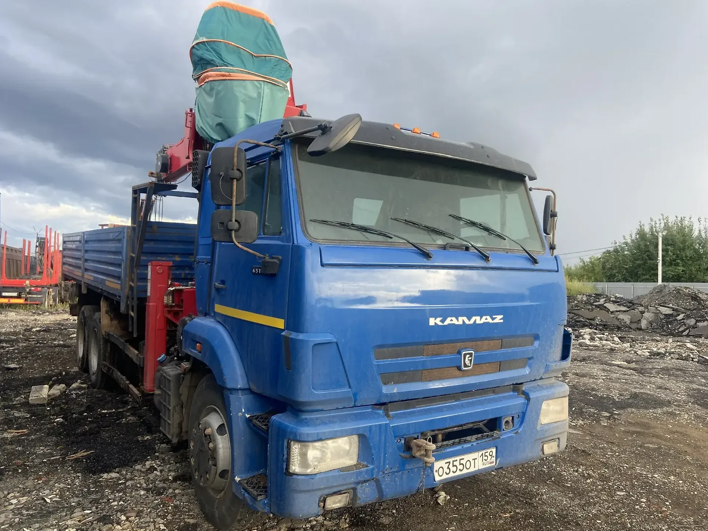 Рр Групп 4303А4-10 на шасси КамАЗ 65115 6x4 Бортовой с КМУ, фото 2