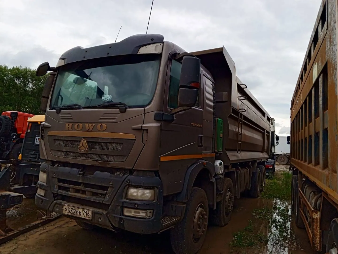 HOWO T5G 8x4 Самосвал, фото 3