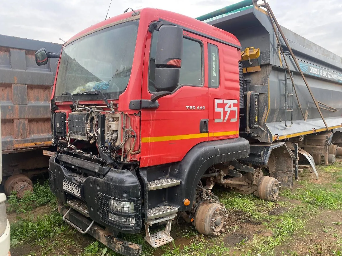 HOWO T5G 8x4 Самосвал, фото 2