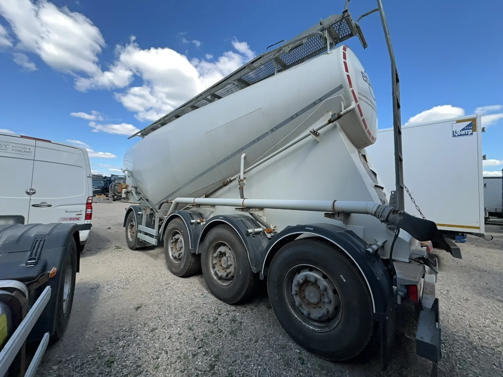 BONUM 914231 Полуприцеп цистерна для сыпучих грузов, фото 4