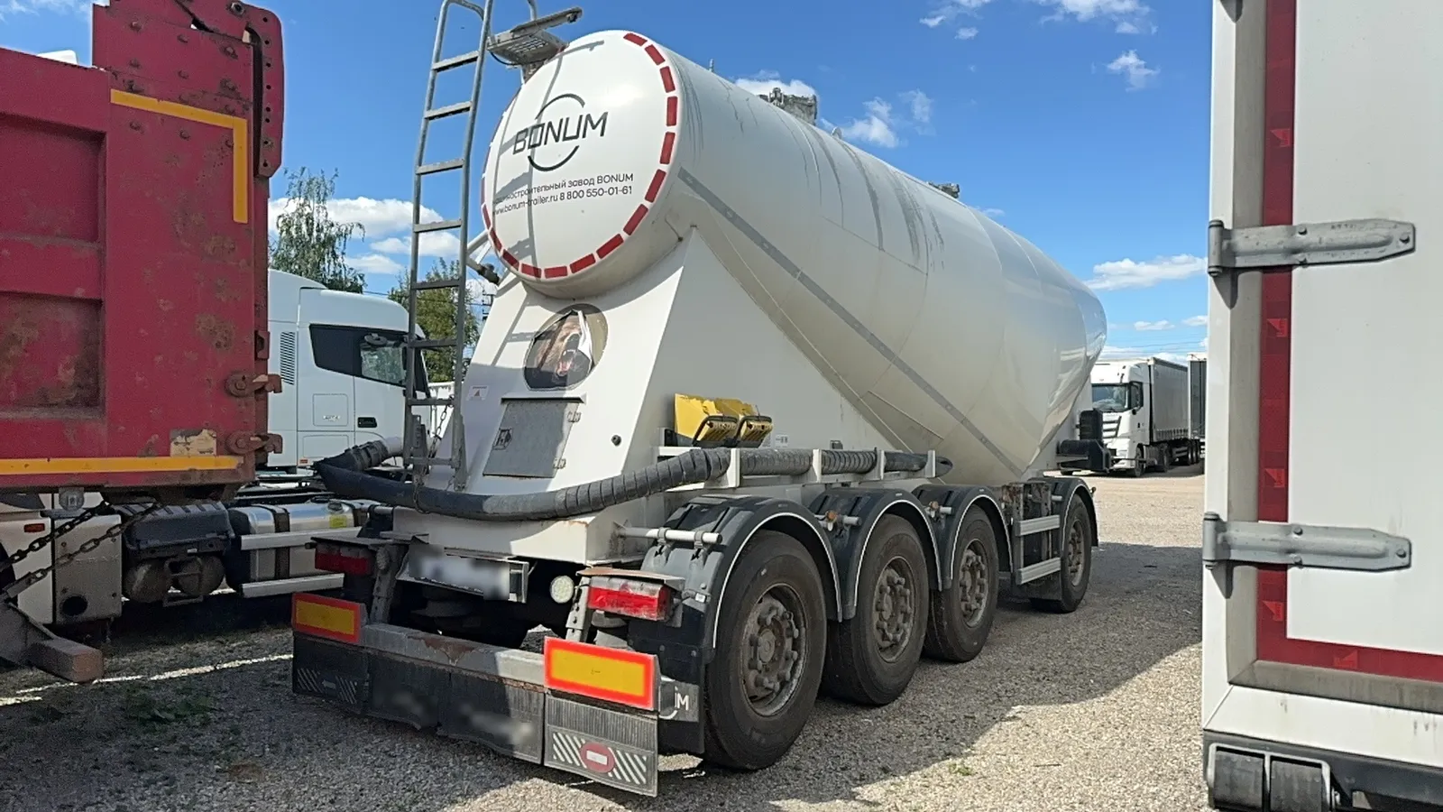 BONUM 914231 Полуприцеп цистерна для сыпучих грузов, фото 3