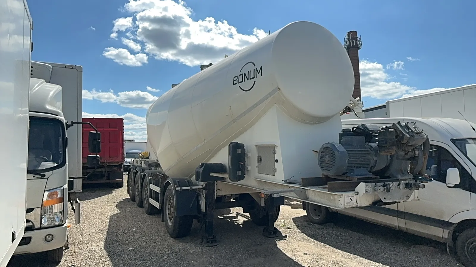 BONUM 914231 Полуприцеп цистерна для сыпучих грузов, фото 2
