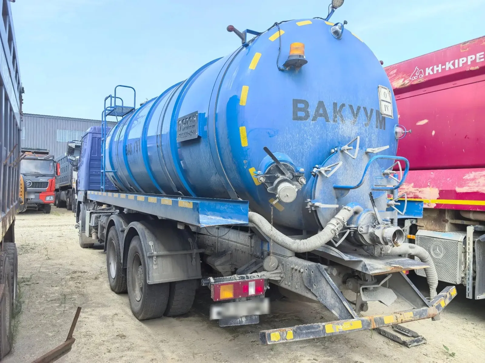 Автоспецтехника Слон 6602* на шасси МАЗ 6312 6x4 Автоцистерна вакуумная, фото 4