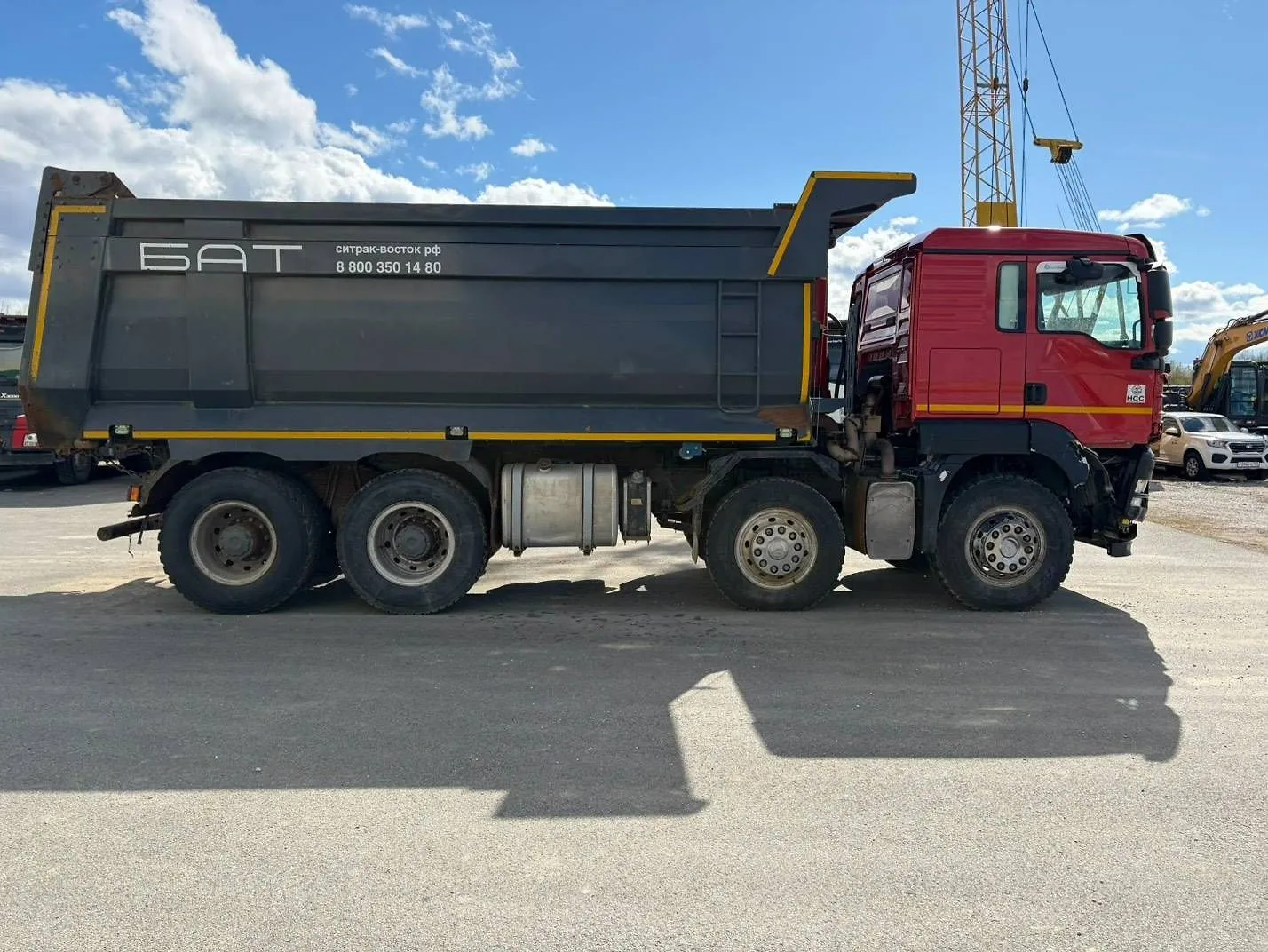 Sitrak C7H 8x4 Самосвал, фото 4