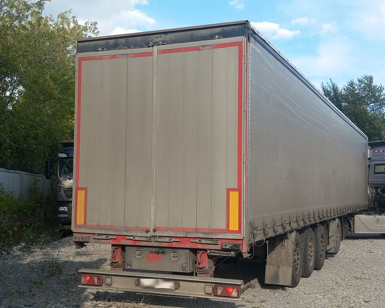 MANAC 8794* Полуприцеп шторный, фото 3